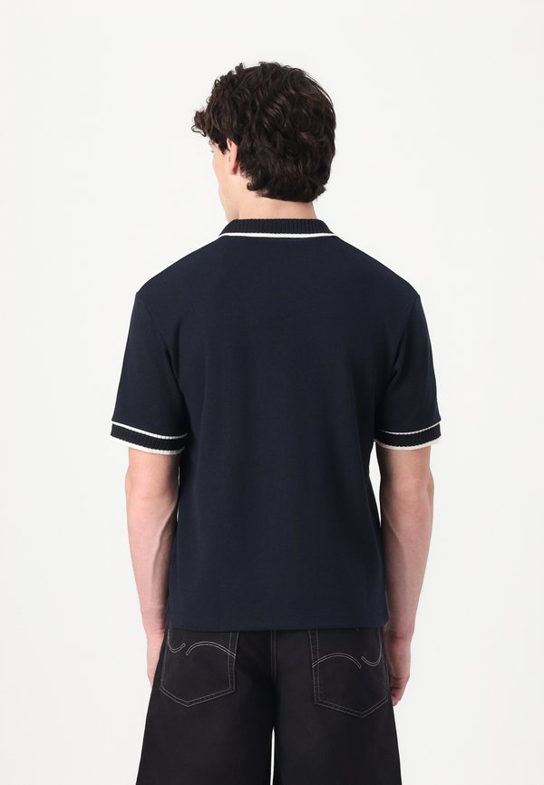 JORSUMMER SPILIT NECK - Polo shirt - sky captain2