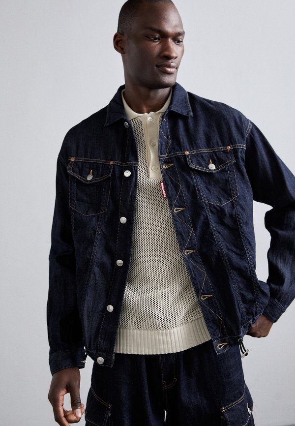 DRAWSTRING JACKET - Denim jacket2