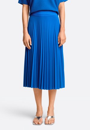 Rich & Royal MIT STRETCHANTEIL - Falda acampanada - azzure blue