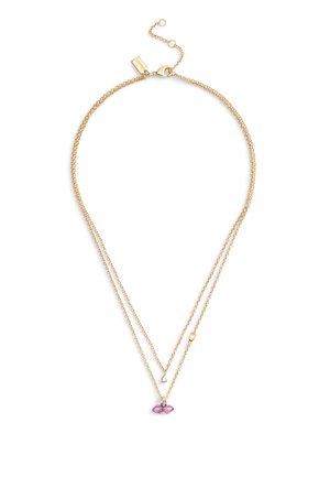 MINI BOW MULTI LAYER - Collier - pink/gold