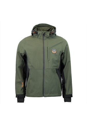 HOMME CAFE - Veste mi-saison - kaki noir