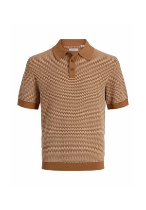Jack & Jones, Knitted Knitted - Πόλο - amber brown