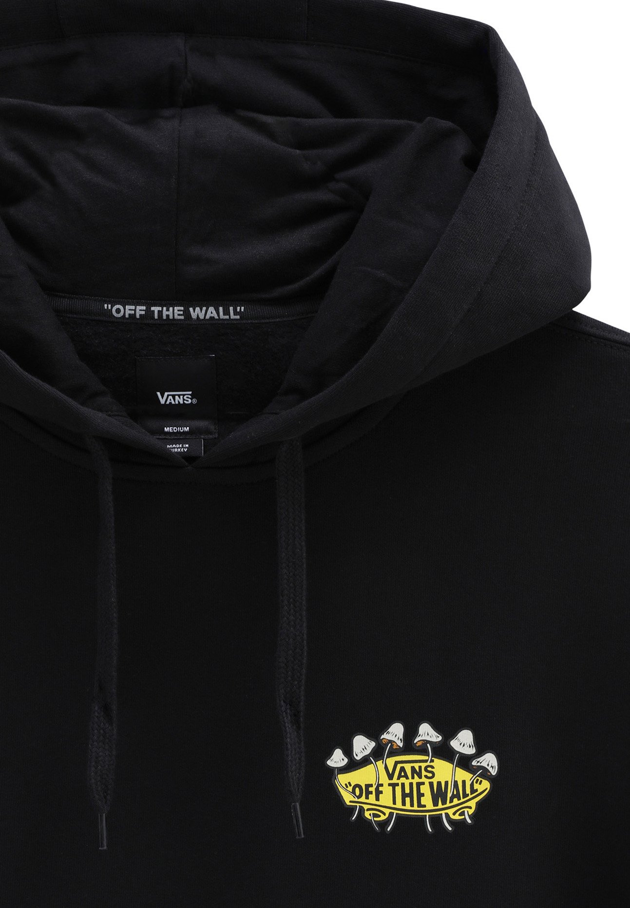 Vans MN OVERGROWN OTW PO - Jersey con capucha - black/negro - Zalando.es