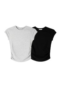 SHORT SLEEVE 2 PACK - Navadna majica - dark grey