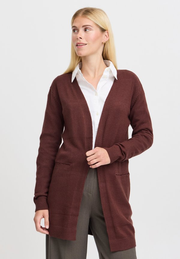 BYNONINA - Cardigan - hot chocolate melange