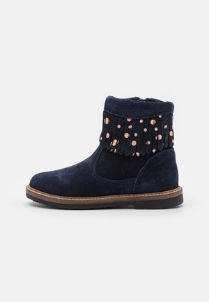 LEATHER - Klassiset nilkkurit - dark blue