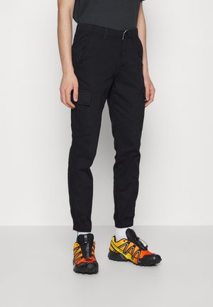 JJIMARCO JJJAMIECUFFED - Pantaloni cargo - black