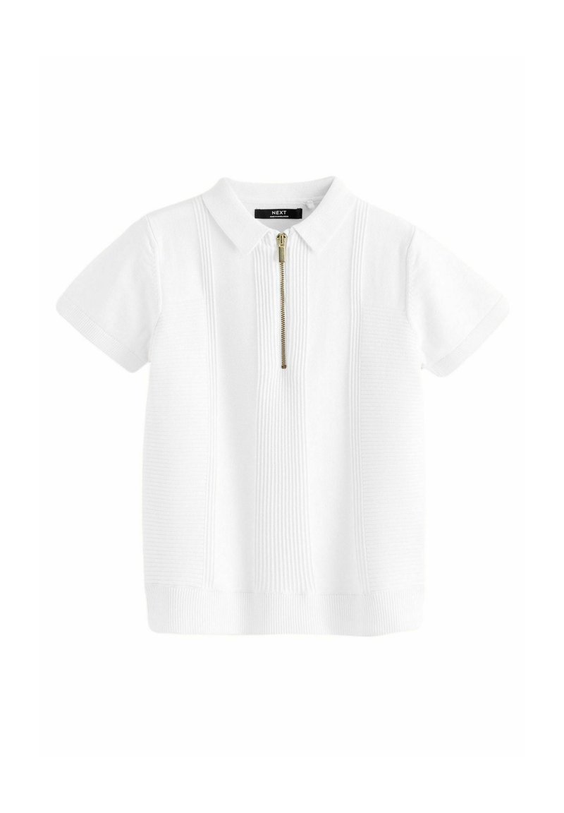 Next - SHORT SLEEVE REGULAR FIT - Polo marškinėliai - white, Padidinti