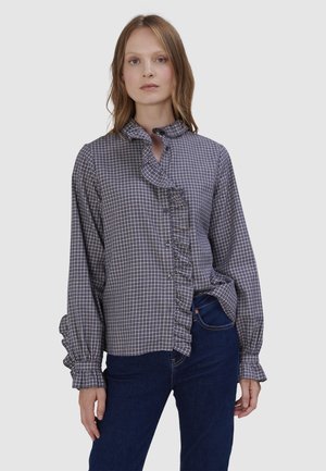 LIANA - Chemisier - checkgrey