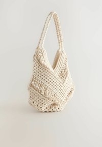 MACRAME BEADED  - Käsilaukku - white
