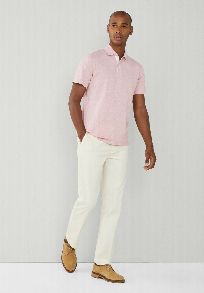 Hackett London Poloshirt donkerroze