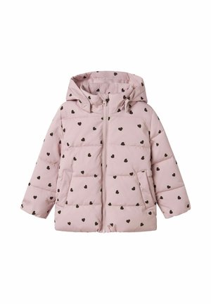 Name it, WATTIERTE JACKE HERZCHEN - Зимно палто - purple