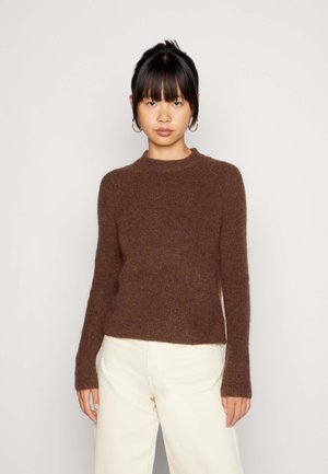 Pieces PCELLEN O-NECK  - Jumper - chicory coffee