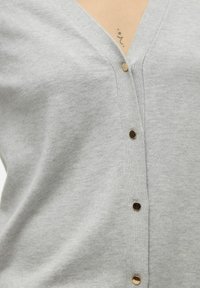 Vero Moda VMSILJE V-NECK NOOS - Vesta na kopčanje - light grey melange