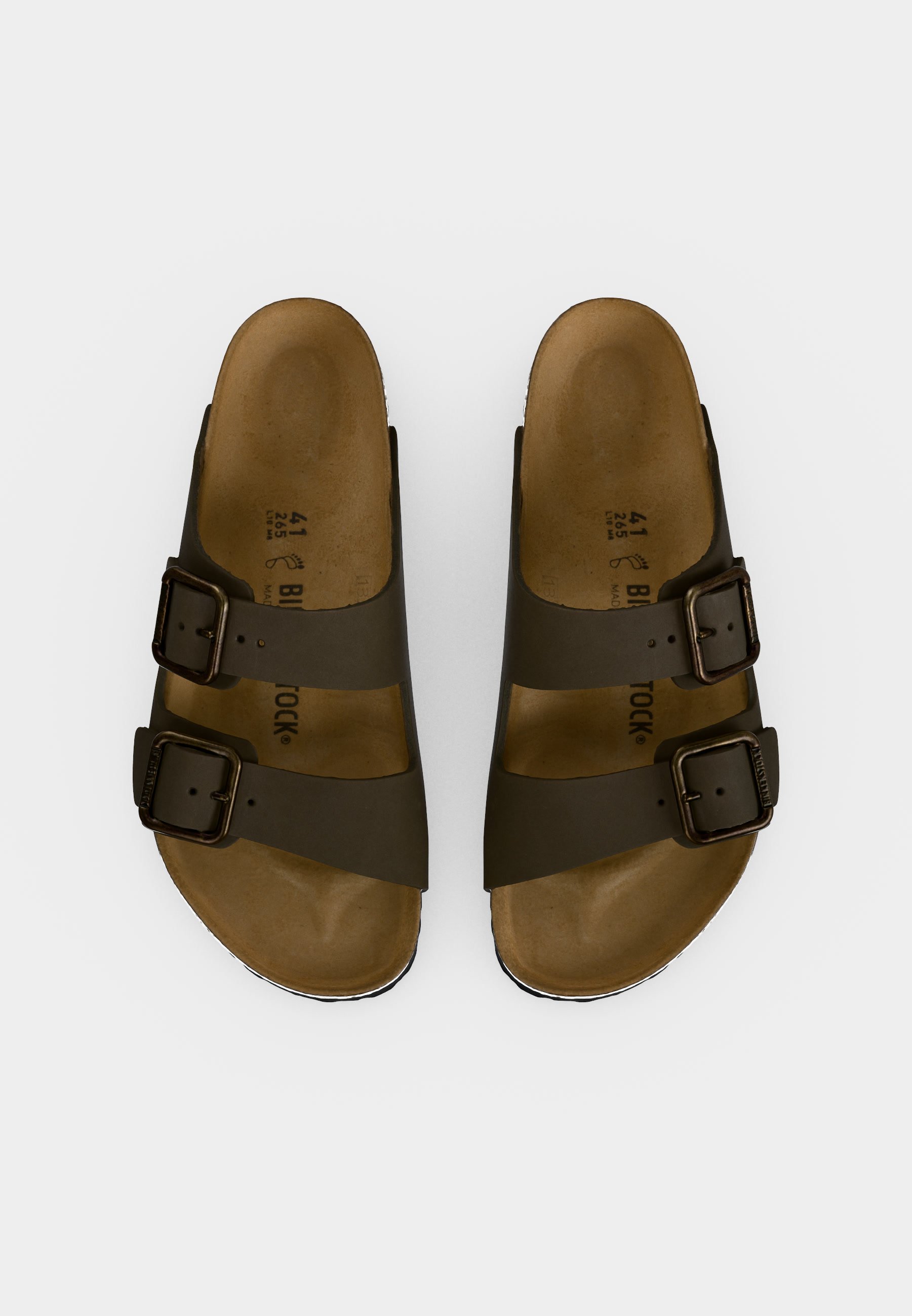 Birkenstock Regular - Sandálias - mocca/castanho-escuro - Zalando.pt