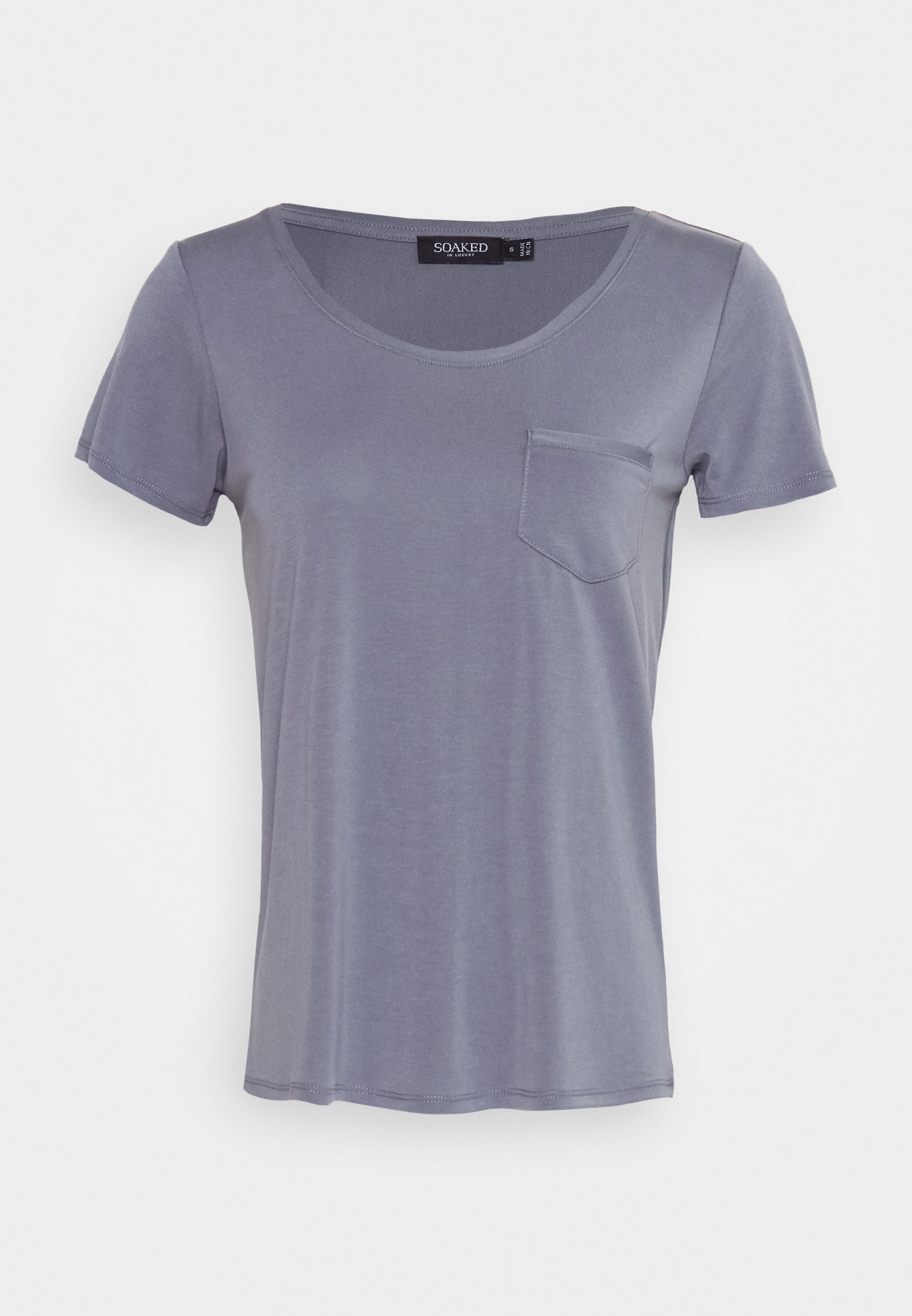 Soaked in Luxury T shirts flint stoneblågrå Zalando.no Soaked in Luxury T-shirts - june bug green