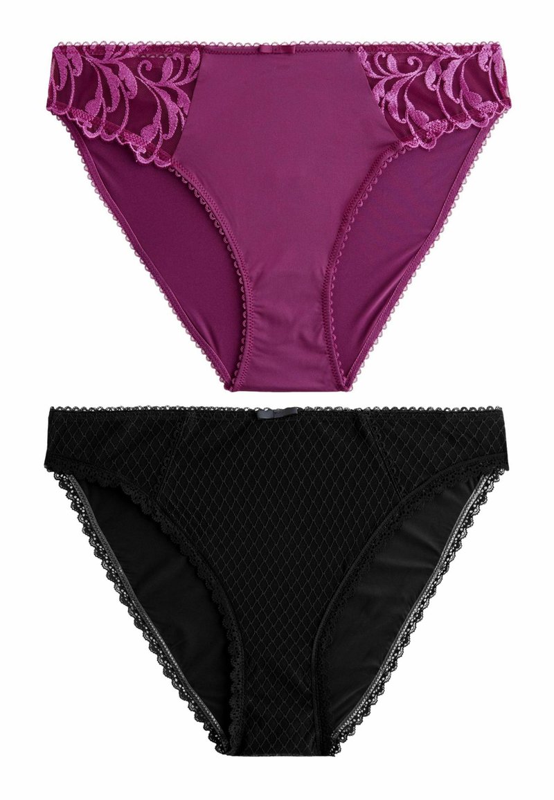 Next 2 PACK - Slip - plum purple black