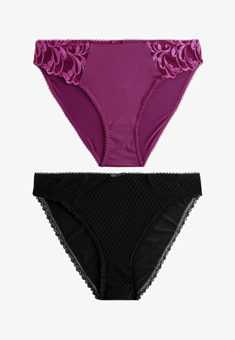 Next 2 PACK - Slip - plum purple black
