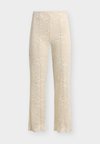 RWFIONA MW LACE TROUSERS - Παντελόνι - beige