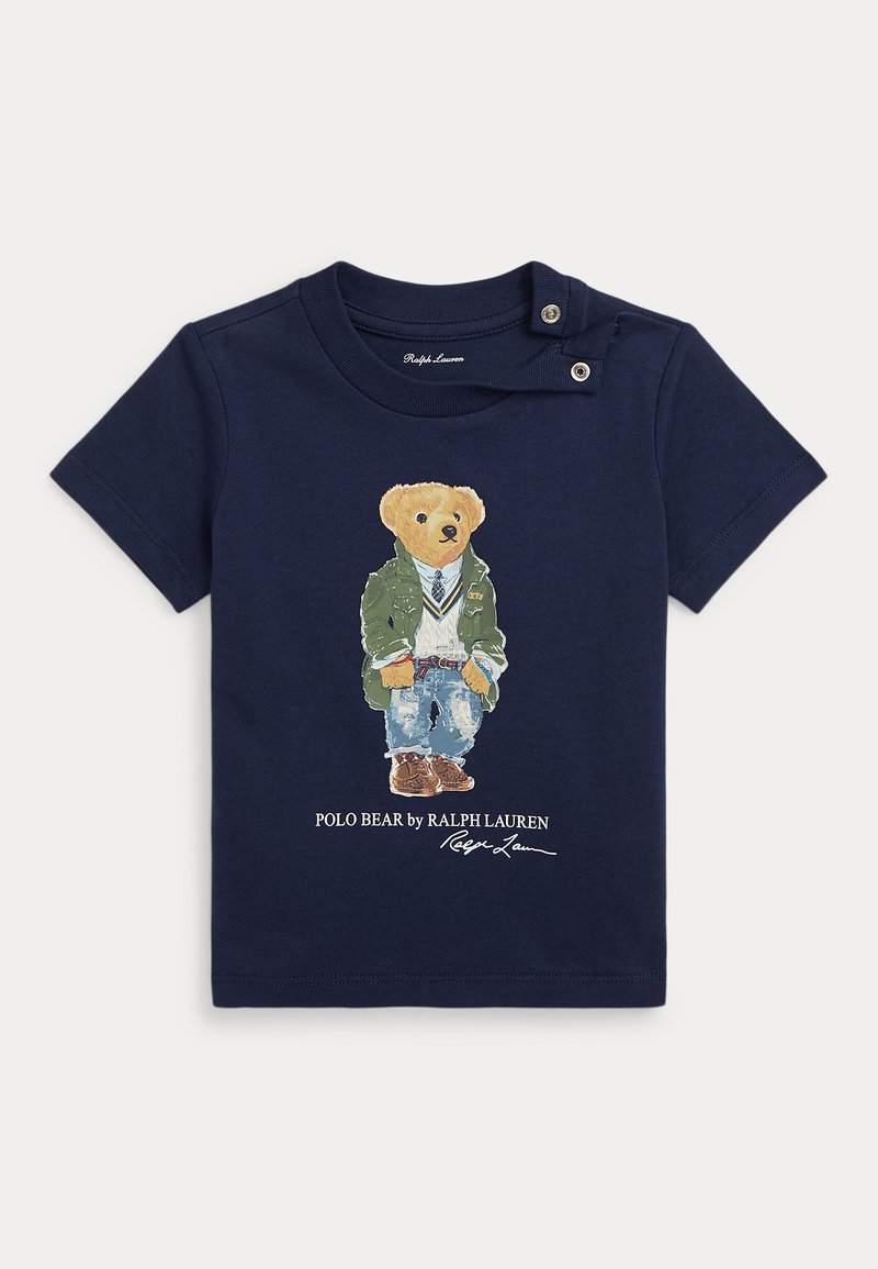 Polo Ralph Lauren T-shirt Blu A Maniche Lunghe Per Neonati 320843804002 main image 1