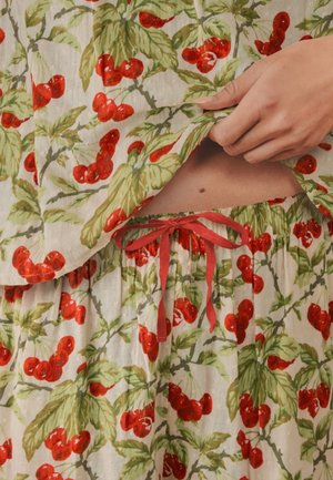 Laura Ashley, REGULAR FIT DOBBY SET  - Nachtwäsche Set - red green cramwell orchard