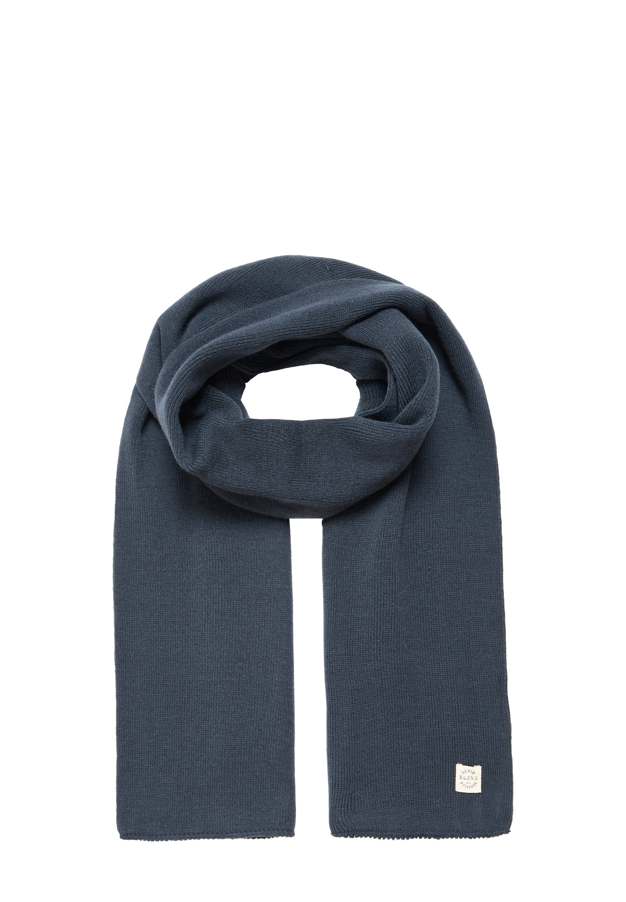 Sciarpa Cotone Uomo Sciarpa Uomo In Viscosa Blu Navy E Grigio