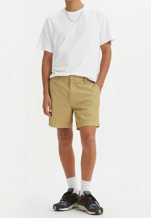 Shorts di jeans - beige