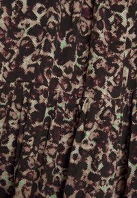 True Religion RUFFLES DRESS SQUARES - Φόρεμα ημέρας - brownish