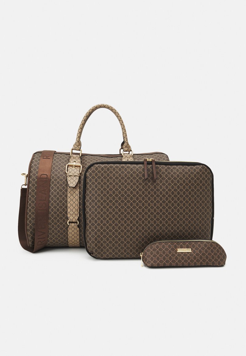 River Island SET Weekend bag brown/dark/brown Zalando.ie