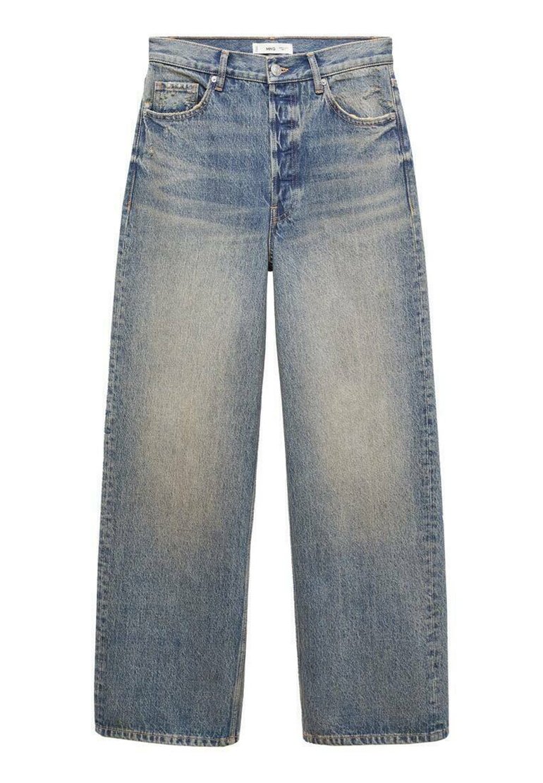 Mango MASSY - Flared Jeans - dunkelblau vintage/dunkelblau  