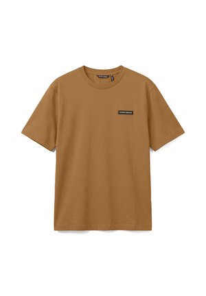 Antony Morato T-SHIRT REGULAR FIT IN COTTON FABRIC WITH PATCH - Camiseta básica - orange