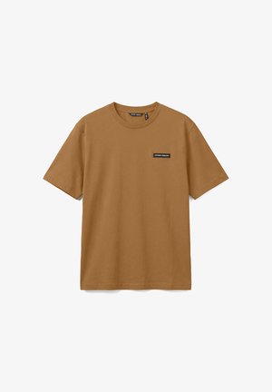 Antony Morato T-SHIRT REGULAR FIT IN COTTON FABRIC WITH PATCH - Camiseta básica - orange