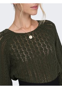 ONLY ONLNOLA LIFE PULLOVER - Pulover - forest night