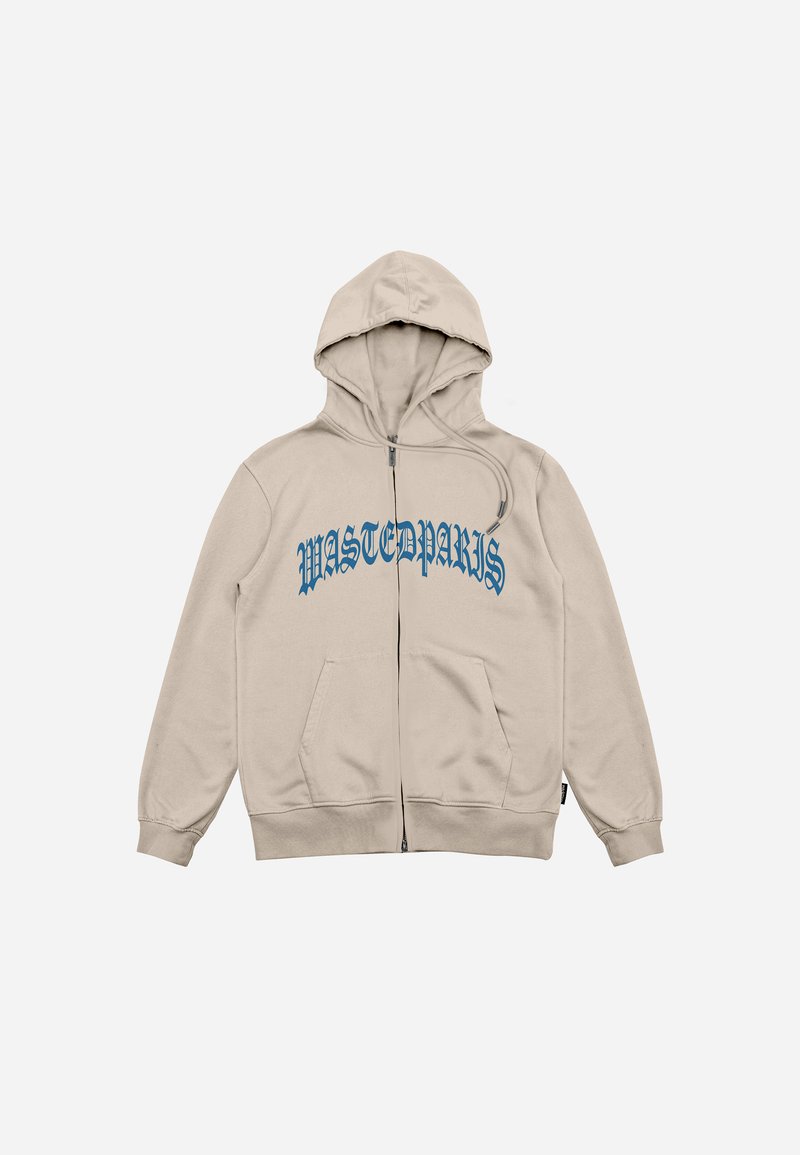 Wasted Paris Sweater met rits taupe