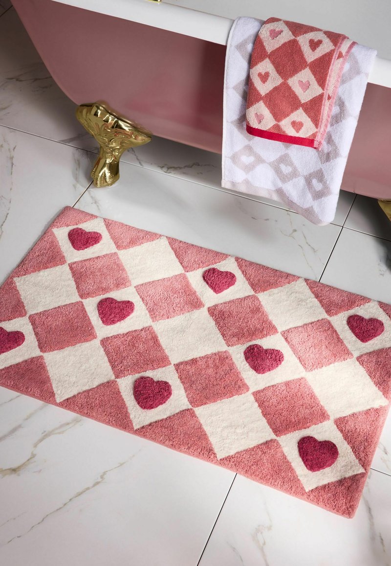 Next HEART - Badematte - pink