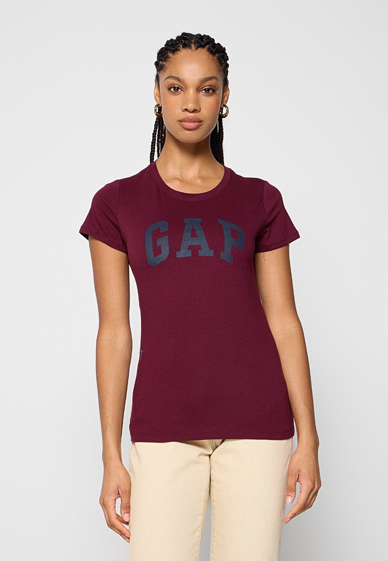 GAP T-shirt print donkerrood