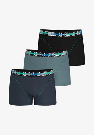 Athena 3 PACK - Boxers - jean/gris/noir