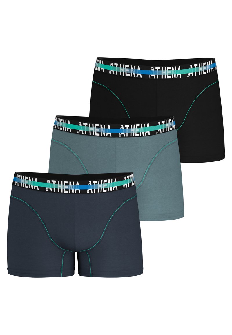 Athena 3 PACK - Boxers - jean/gris/noir