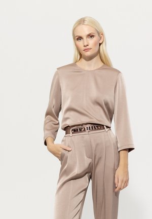 FLIESSENDE  - Blouse - mottled light brown