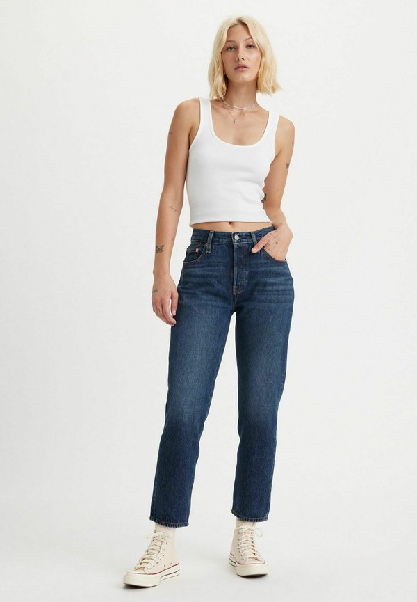 501® CROP JEANS - Jeans Straight Leg - yd botanical gardenia