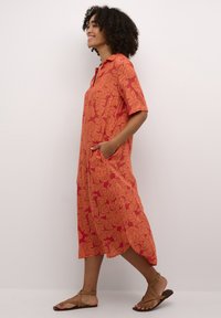 Kaffe BPSOLVEJ - Robe de jour - red tone leaf print