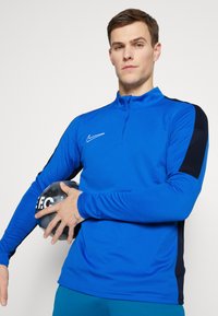 Nike Performance ACADEMY DRILL TOP - Hosszú ujjú felső - royal blue/obsidian/white