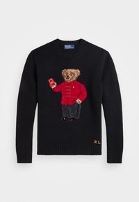 LUNAR NEW YEAR POLO BEAR SWEATER - Džemper - black