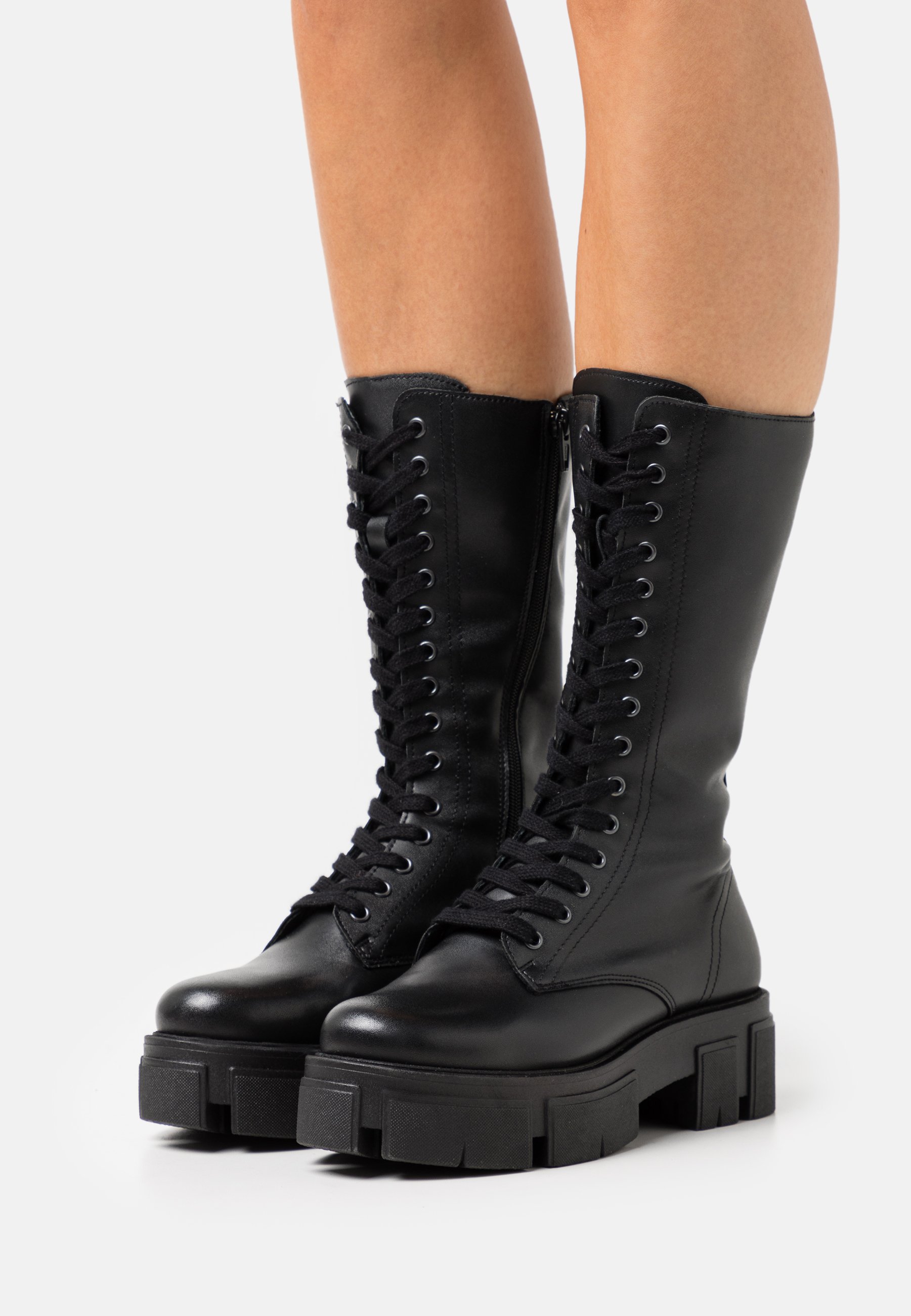Women RECYCLED LEATHER - Platform boots Women RECYCLED LEATHER - Platform boots