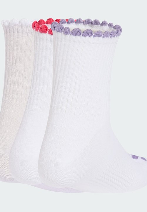 adidas PERFORMANCE WOMENS QUARTER SOCK 3 PAIR PACK - Sports socks - white frozen purple power pink magic mauve — photo 2