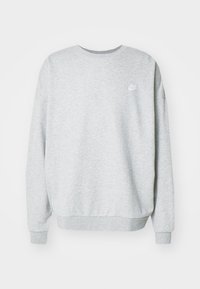 CLUB FLEECE - Sudadera - dark grey/light smoke grey/white