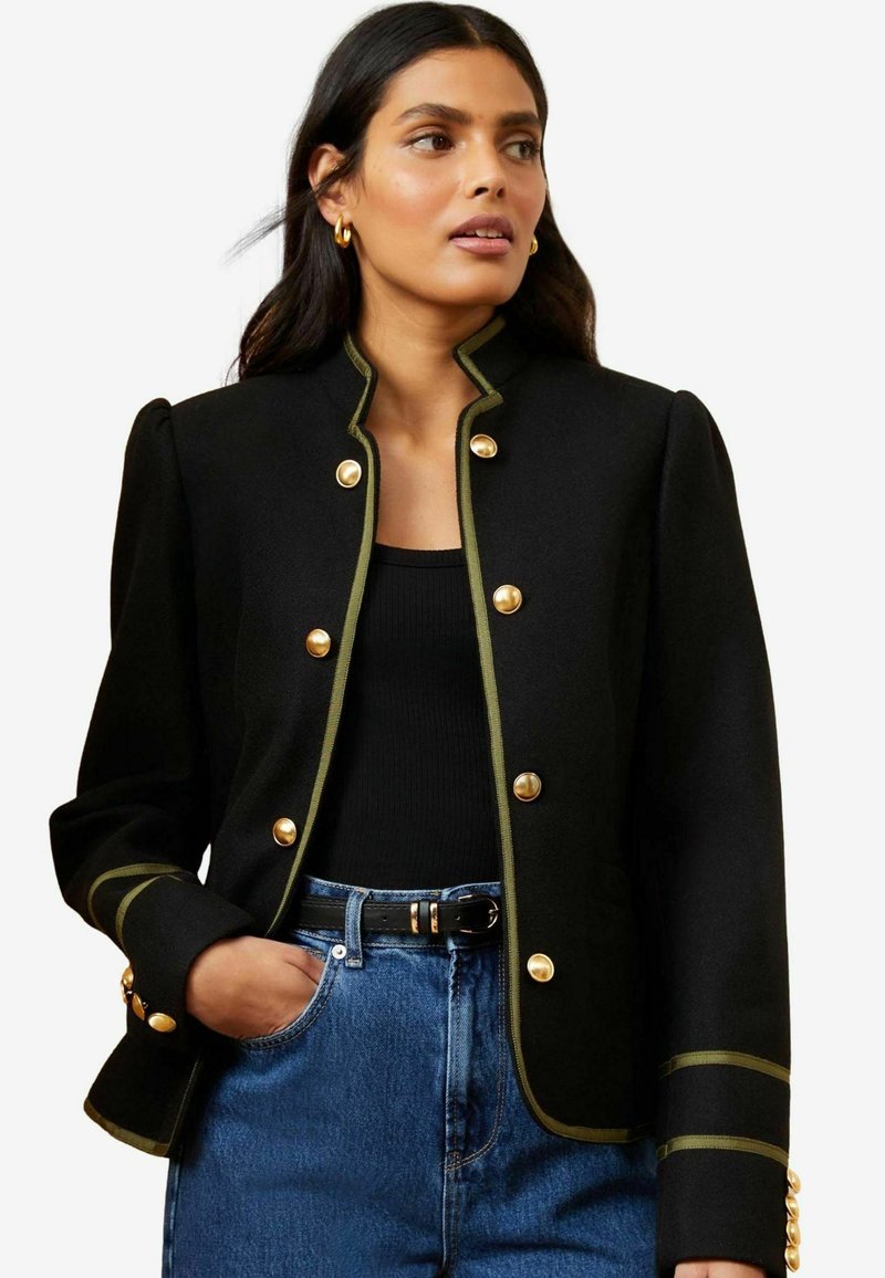 Love & Roses REGULAR FIT TIPPED - Blazer - black