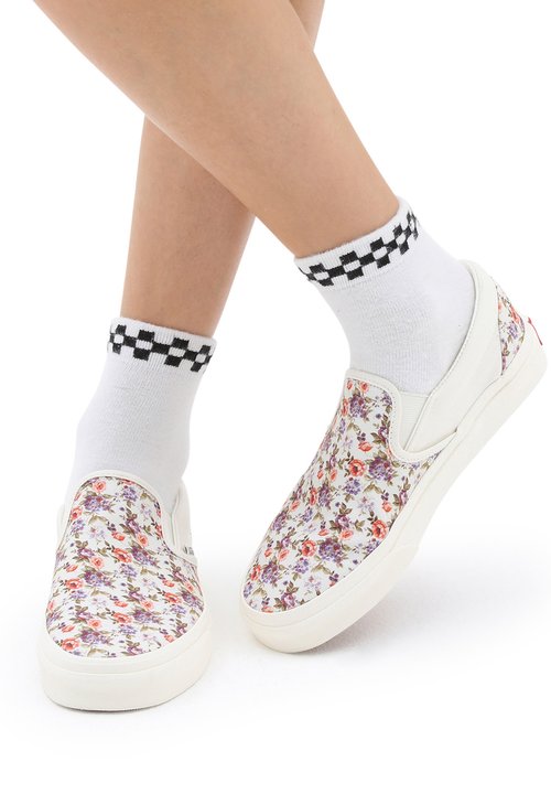 Vans UA CLASSIC SLIPON PLATFORM Matalavartiset tennarit true white