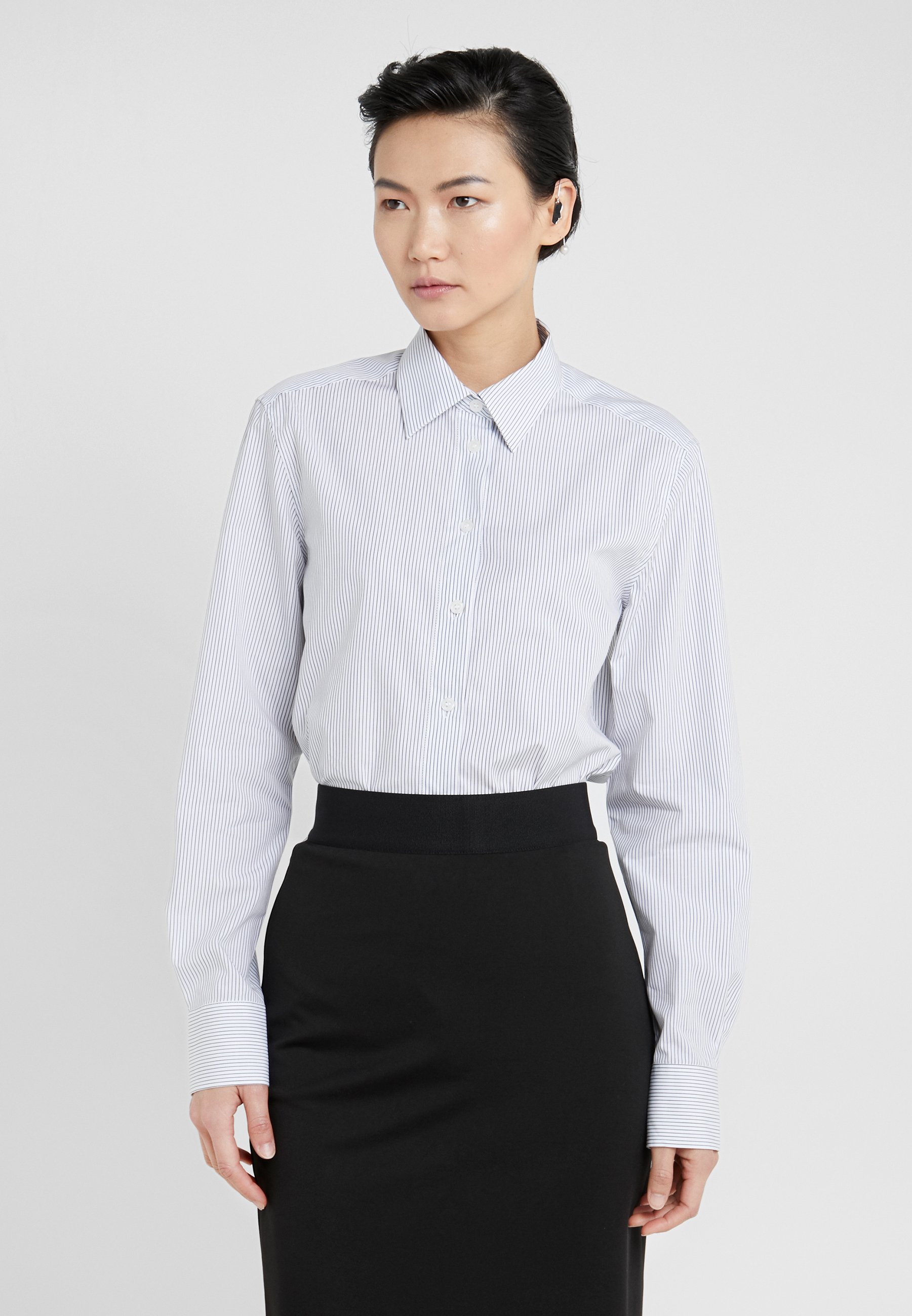 Filippa K JANE Skjorte whitenavy Zalando.no Filippa K JANE Skjorte white Zalando.no