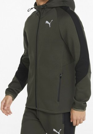 Sweat zippé - green